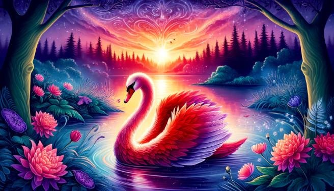 The Red Swan a Native American folktale