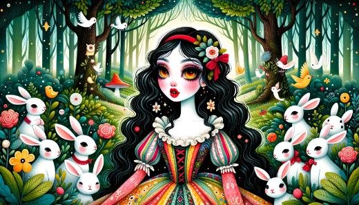 Little Snow-white: The Grimms’ Classic Tale